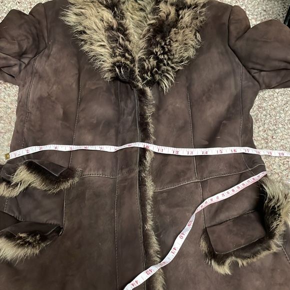 GUCCI shearling long leather coat - 100% authentic - Picture 7 of 14